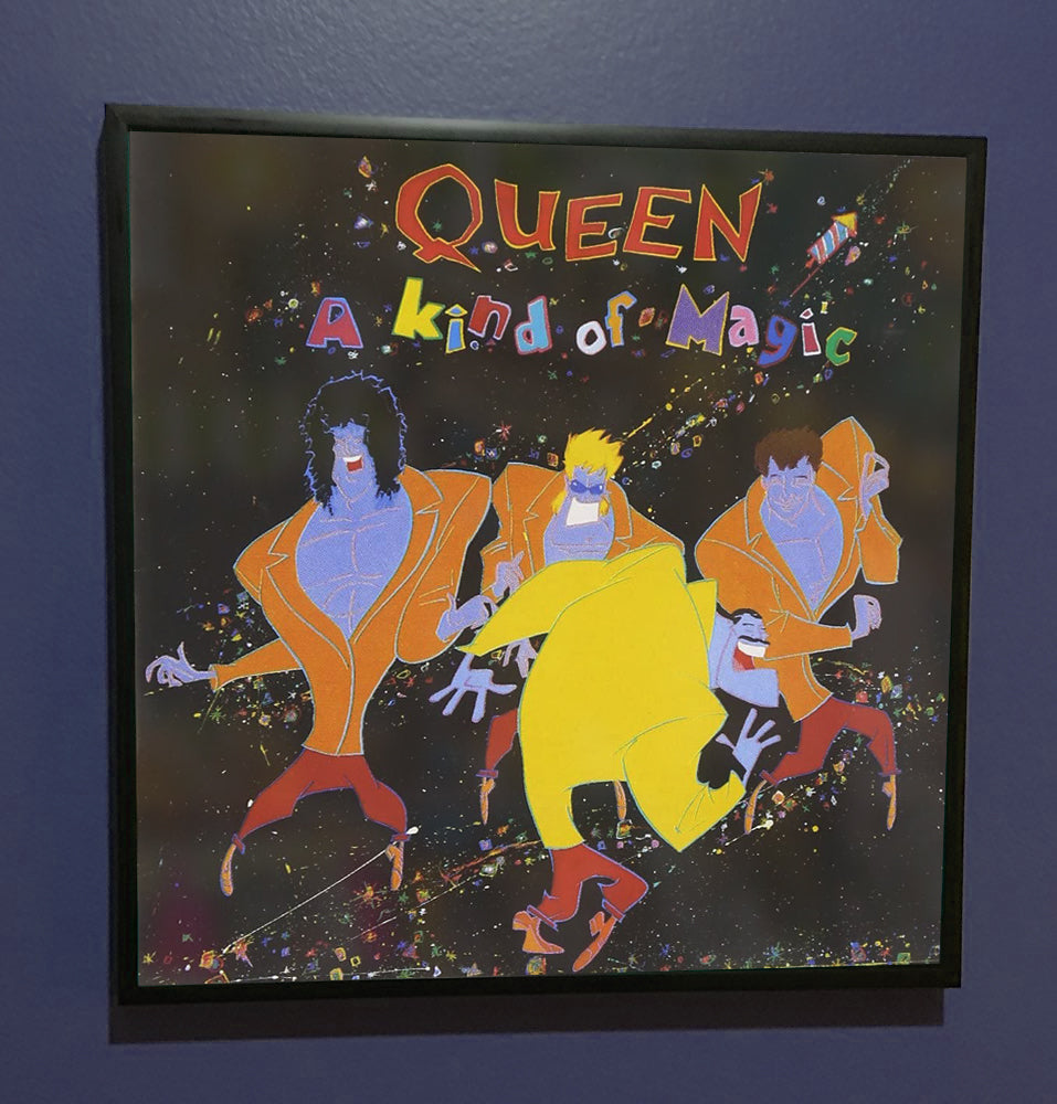 Queen - A Kind of Magic - Framed Original Album Artwork Sleeve 1986