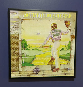 Elton John - Goodbye Yellow Brick Road - Framed Original Album Artwork Sleeve 1973