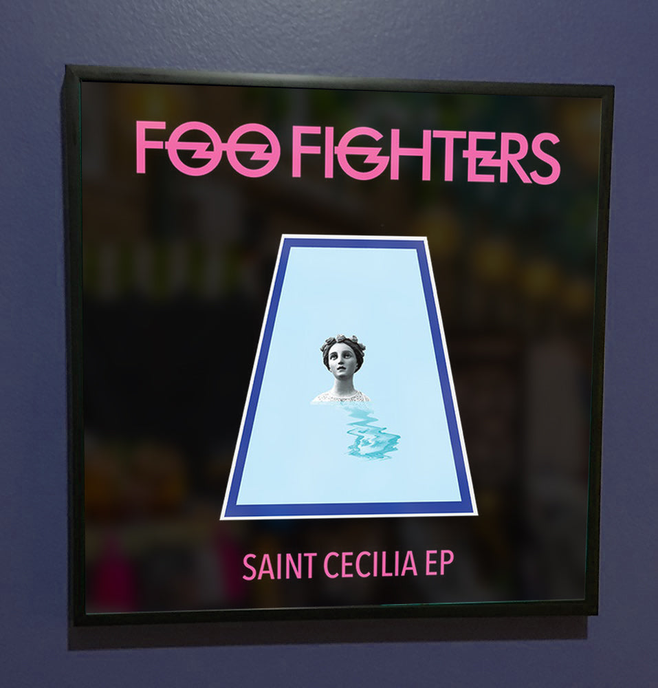 Foo Fighters - Saint Cecilia - Original Framed Album Artwork Sleeve 2016