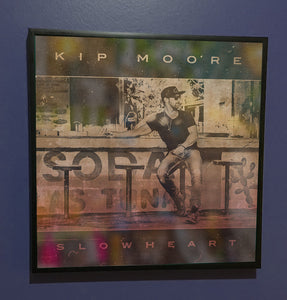 Kip Moore - Slowheart - Original Framed Album Artwork Sleeve 2017