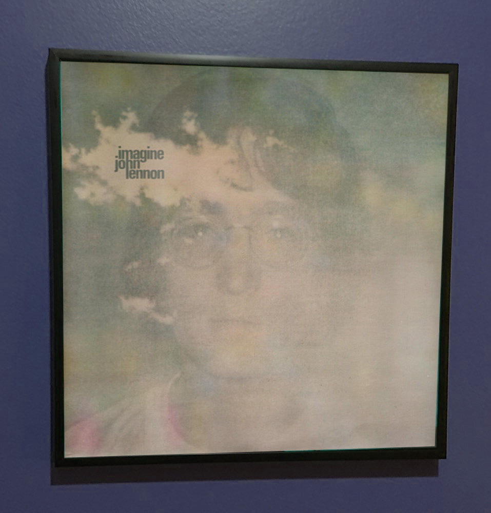 John Lennon - Imagine - Original Framed Album Artwork Sleeve 1971
