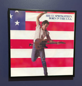 Bruce Springsteen - Born in the USA - Framed 12" Single Artwork Sleeve 1984