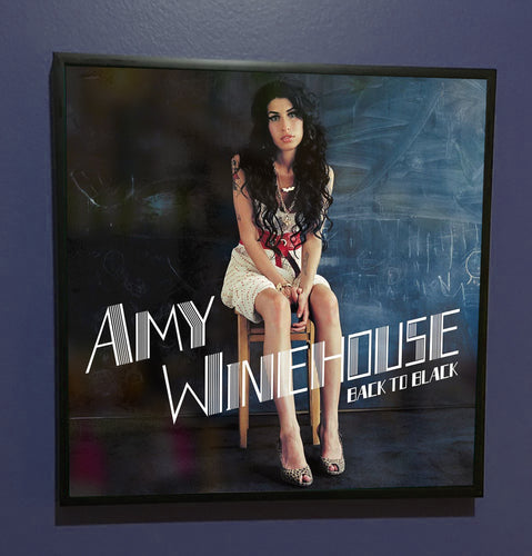 Amy Winehouse - Back to Black - Framed Original Album Artwork Sleeve 2006
