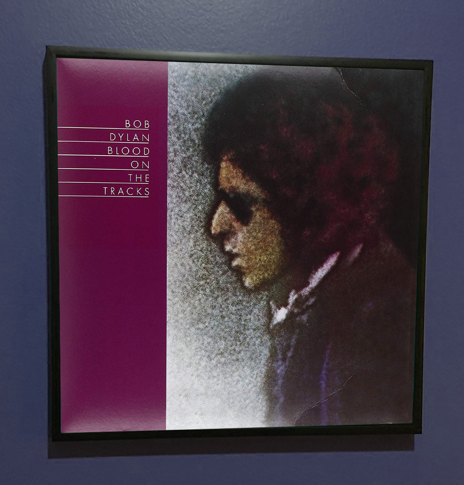 Bob Dylan - Blood on the Tracks - Framed Original Album Artwork Sleeve 1975