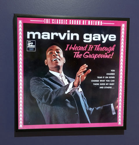 Marvin Gaye - Heard it Through the Grapevine - Framed Original Album Artwork Sleeve