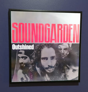 Soundgarden - Outshined - Framed 12" Single Artwork Sleeve 1991