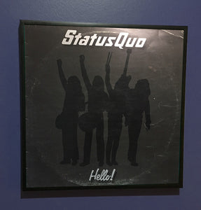 Status Quo - Hello! - Framed Original Album Artwork Sleeve 1973