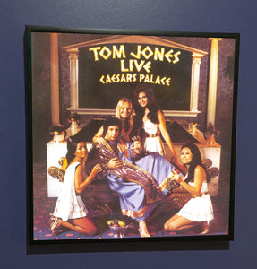 Tom Jones - Live At Caesar's Palace Las Vegas - Framed Original Album Artwork Sleeve 1971