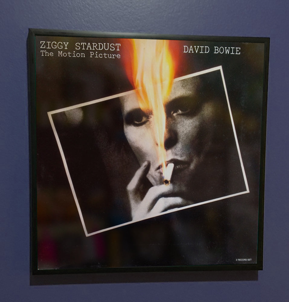 ZIggy Stardust Motion Picture Soundtrack - Framed Original Album Artwork Sleeve 1983