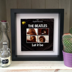 The Beatles - Let It Be - Framed Artwork Picture Sleeve 1970
