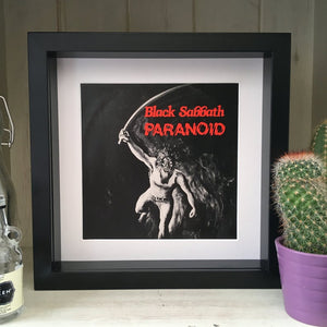 Black Sabbath - Paranoid - Framed Artwork Picture Sleeve 1970