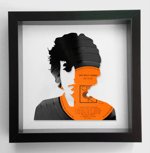 Bob Dylan Face - LP Vinyl Record Art 1968