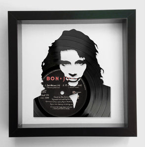 Jon Bon Jovi - Bad Medicine - Original Framed Vinyl Record Art 1988