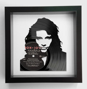 Jon Bon Jovi - Bad Medicine - Original Framed Vinyl Record Art 1988