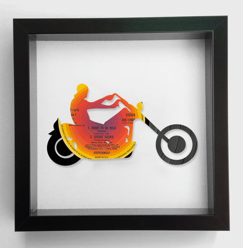 Born to be Wild - Steppenwolf - Easy Rider Vinyl Record Art 1970