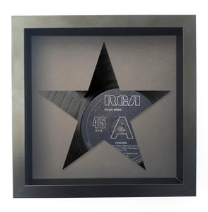 David Bowie Blackstar Design - Fashion - Vinyl Record Art 1980