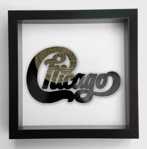 Chicago - X - Logo - Original Framed Vinyl Record Art 1976
