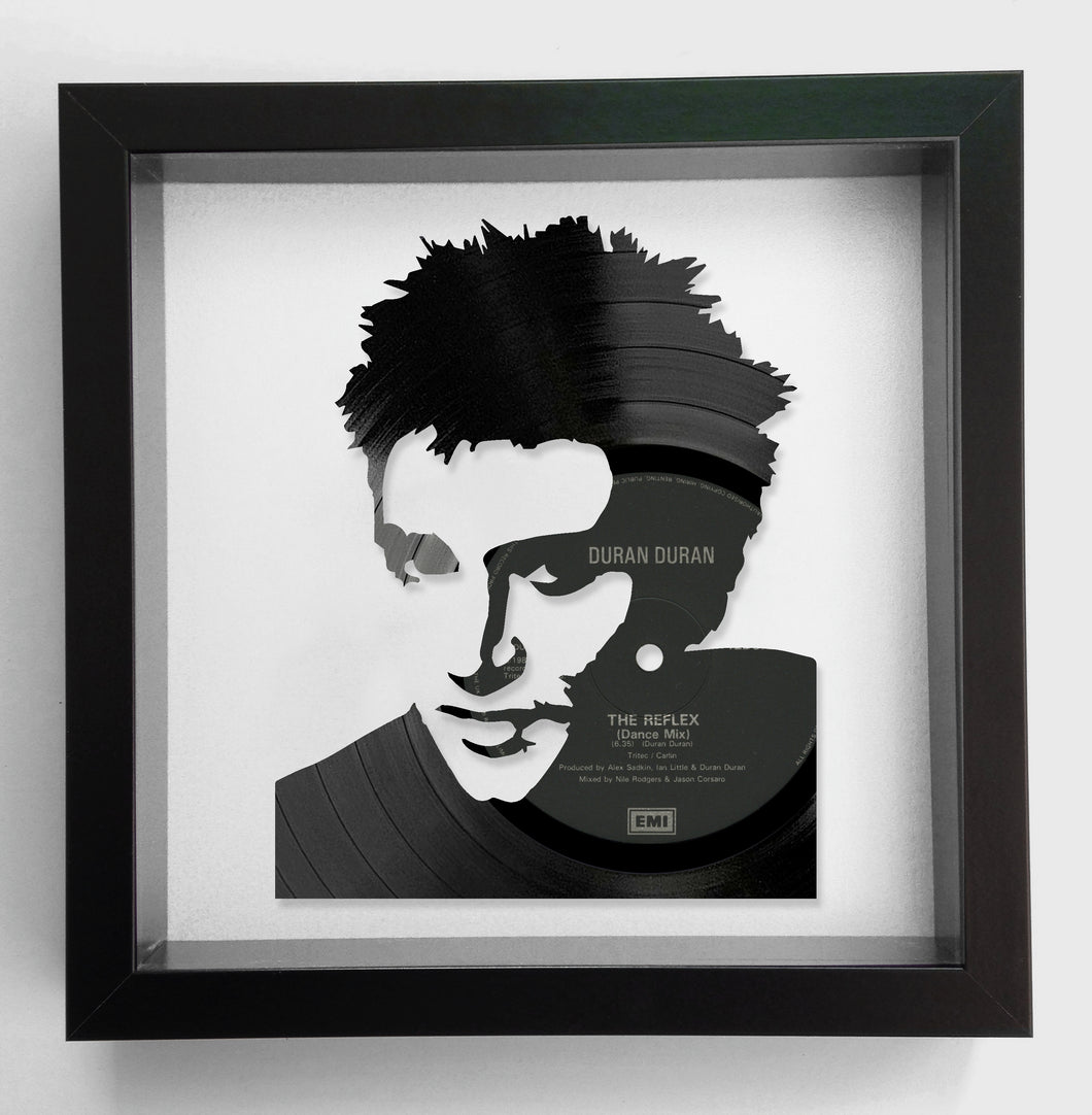 Simon Le Bon of Duran Duran - The Reflex - Original Vinyl Record Art 1984