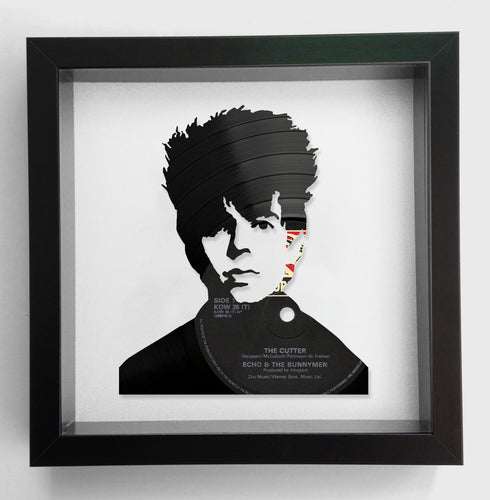 Ian McCulloch from Echo & the Bunnymen - The Cutter Vinyl Record Art 1983