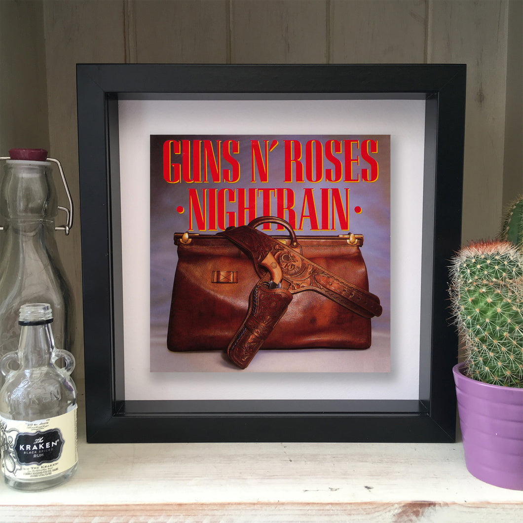 Guns n Roses - Nightrain - Original Framed Artwork Picture Sleeve 1988