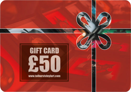 Tolhurst Vinyl Art eGift Card