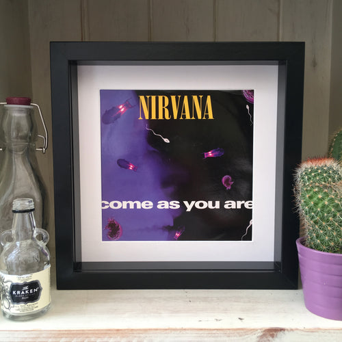 Nirvana - Come As You Are - Framed Artwork Picture Sleeve 1992