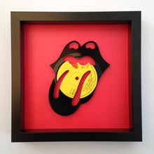 Load image into Gallery viewer, The Rolling Stones &#39;It&#39;s Only Rock and Roll&#39; Lips Vinyl Record Art 1974