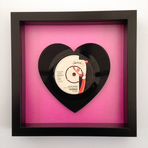 The Damned - Love Song - Heart - Vinyl Record Art 1979