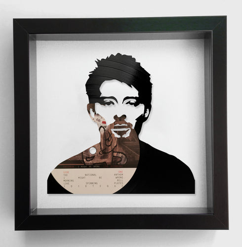 Thom Yorke from Radiohead - I MIght Be Wrong Silhouette Vinyl Record Art 2016