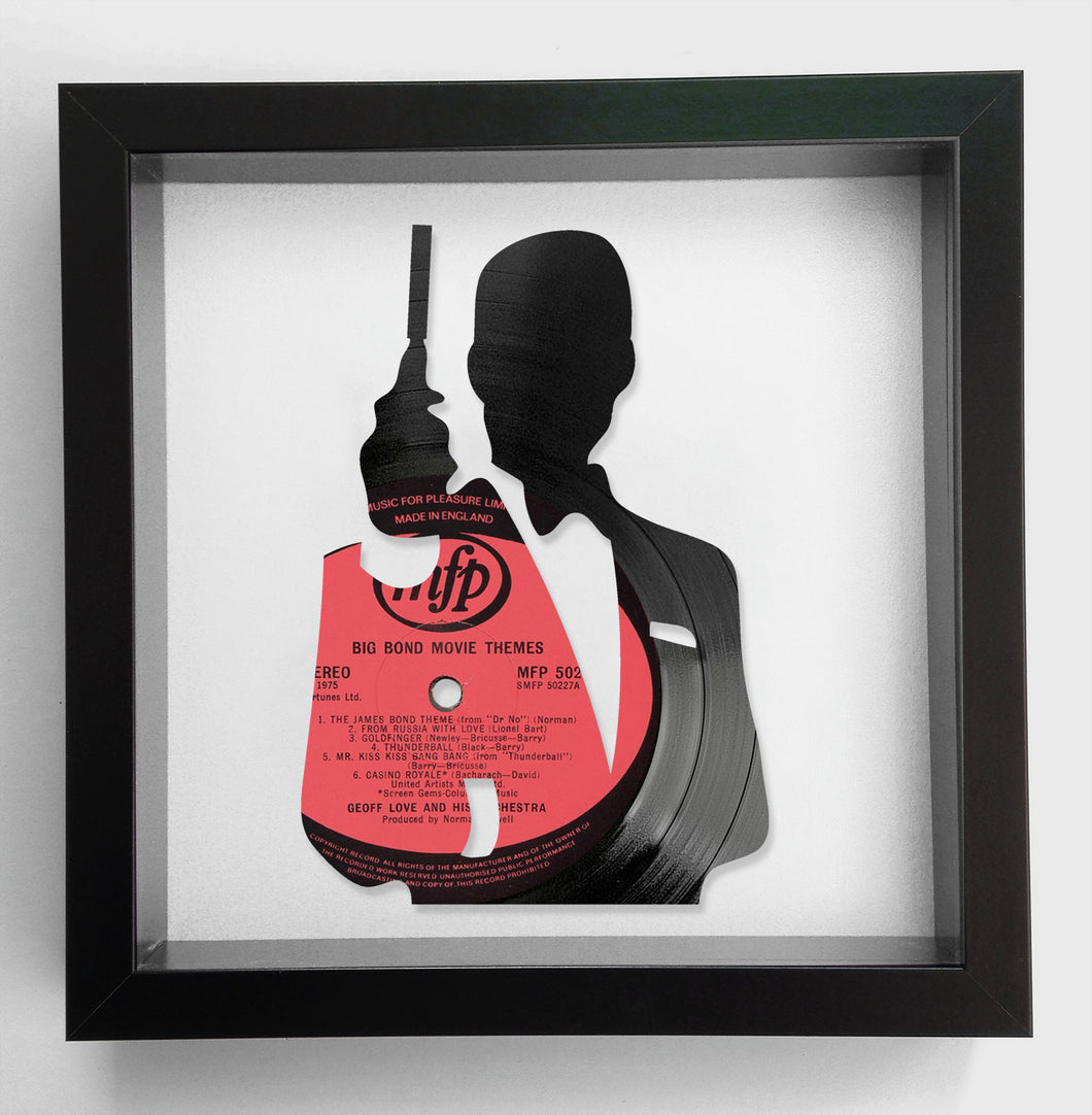 Bond Themes by Geoff Love and his Orchestra - James Bond Vinyl Record Art 1975
