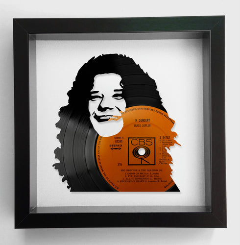 Janis Joplin Live in Concert Original Vinyl Record Art 1972