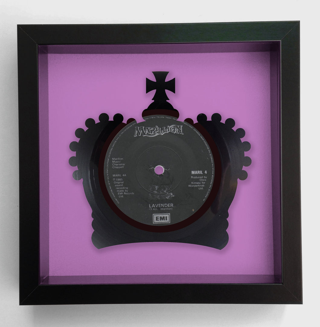 Marillion - Lavender - Crown Vinyl Record Art 1985
