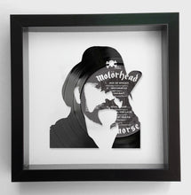 Load image into Gallery viewer, Lemmy from Motorhead - No Remorse - Vinyl Silhouette Record Art 1984