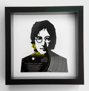 John Lennon - The Beatles - Vinyl Record Art 1963