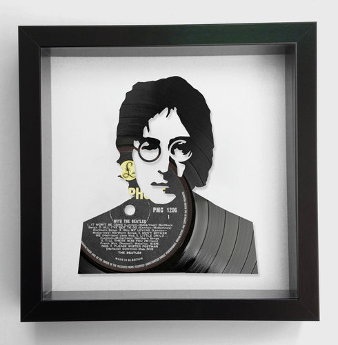 John Lennon - The Beatles - Vinyl Record Art 1963