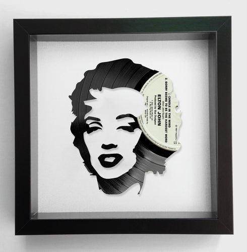 Marilyn Monroe - Elton John - Candle in the Wind Vinyl Record Art 1974