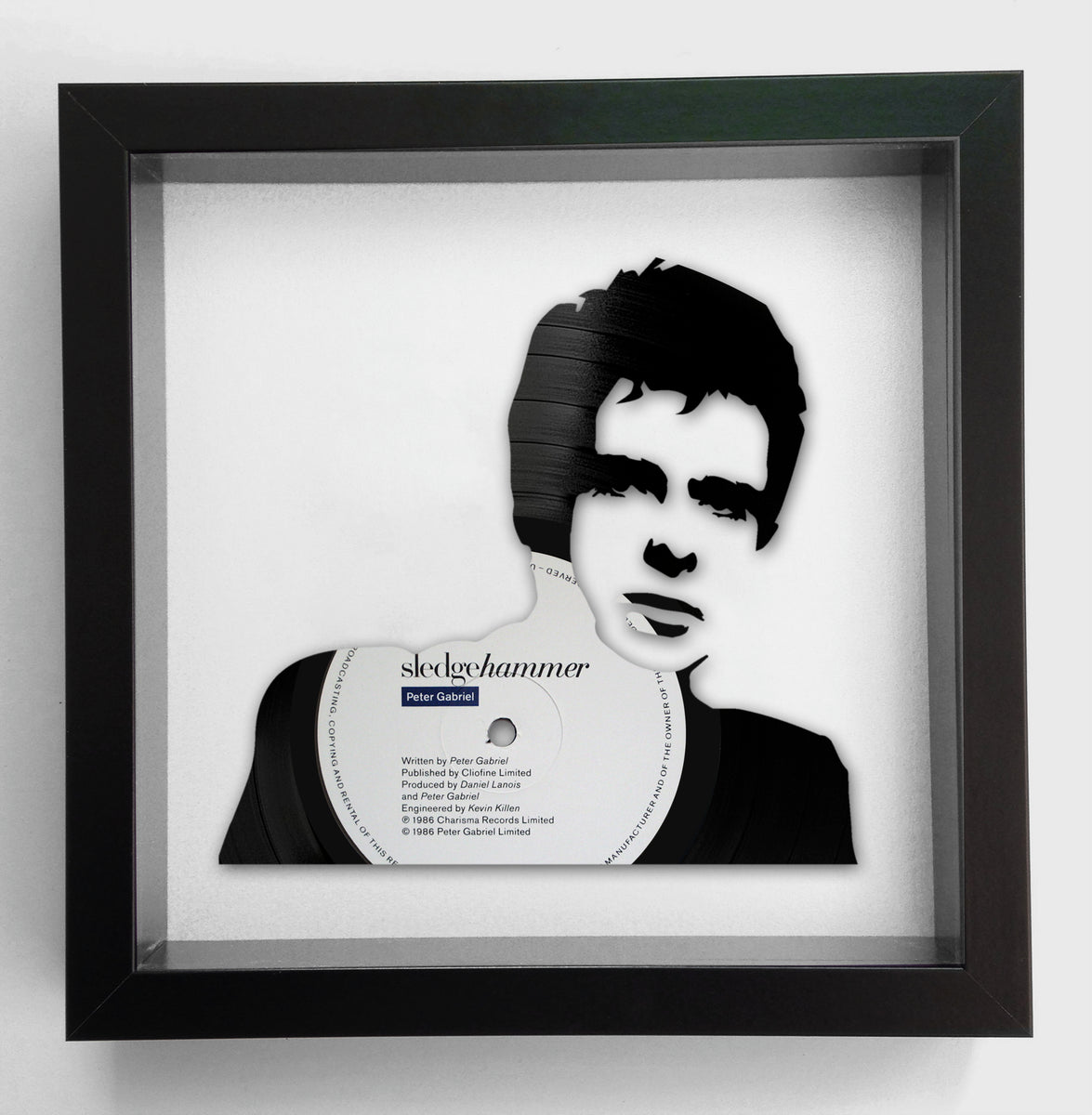 Peter Gabriel Sledgehammer Original Vinyl Record Art 1986