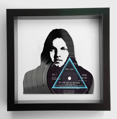 David Gilmour - Pink Floyd - Dark Side of the Moon - Vinyl Art 1973