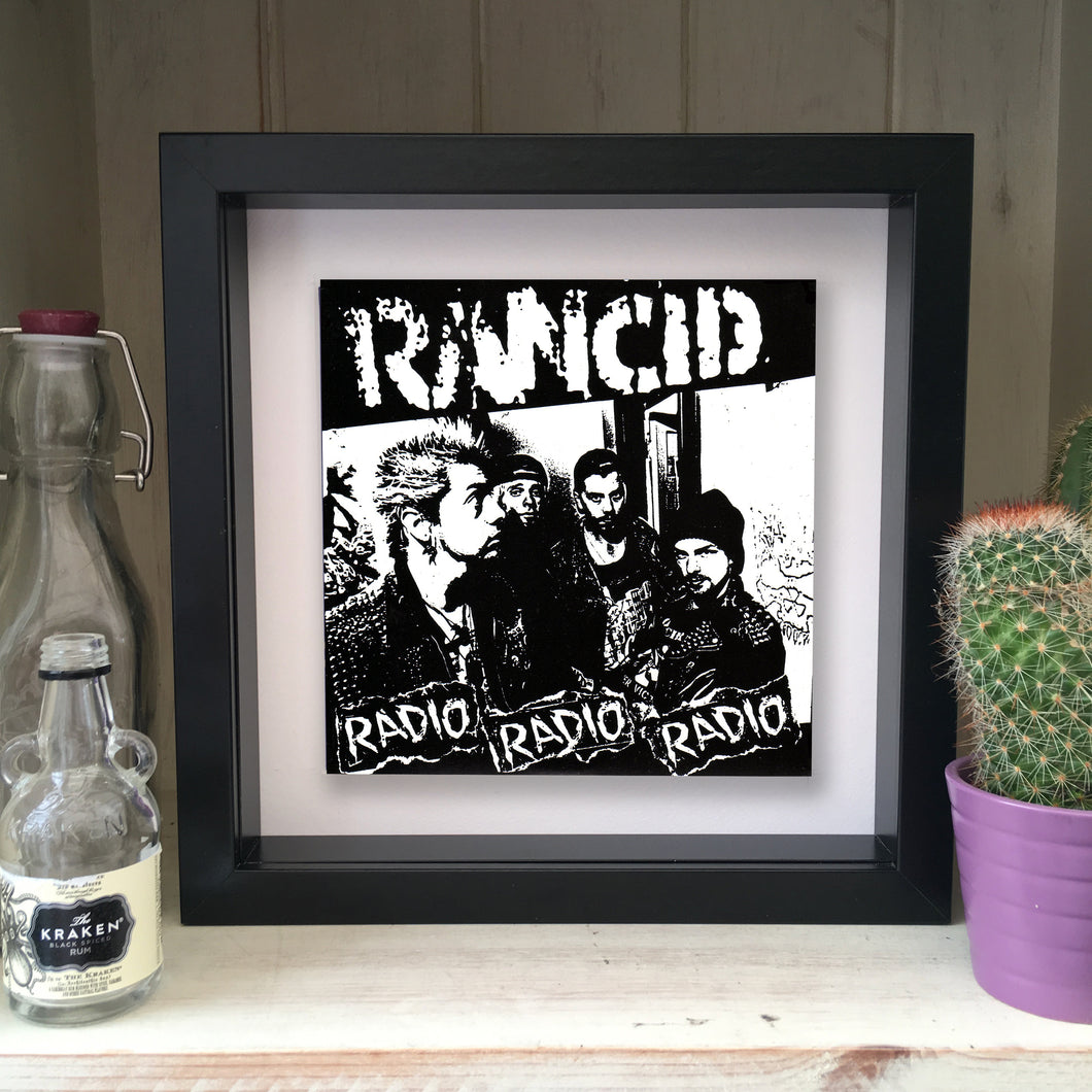 Rancid - Radio Radio Radio - Framed Artwork Picture Sleeve 1993