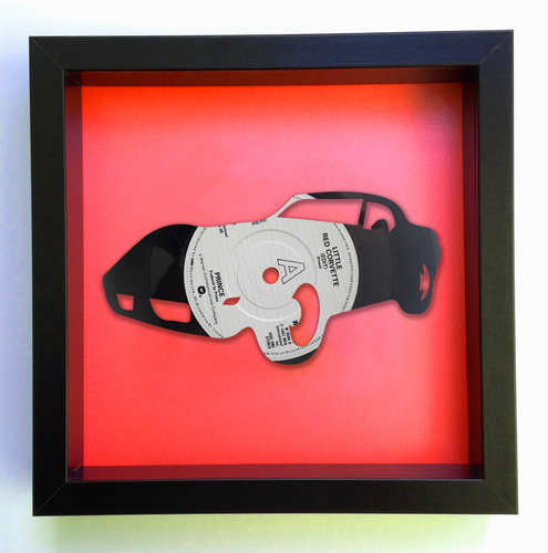 Prince - Little Red Corvette - Vinyl Record Art 1985