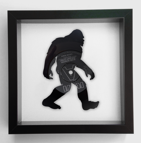 David Bowie - Scary Monsters - Bigfoot Vinyl Record Art 1981