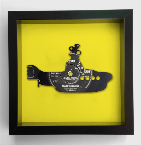 The Beatles - Yellow Submarine Vinyl Record Art 1966