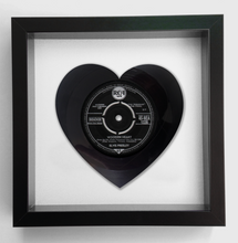 Ladda upp bild till gallerivisning, Elvis Presley - Can&#39;t Help Falling in Love - Heart Shaped Vinyl Record Art 1961