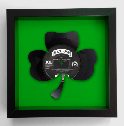 House of Pain - Jump Around - Shamrock Vinyl Record Art 1992