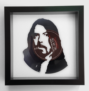 Dave Grohl of Foo Fighters Vinyl Record Art