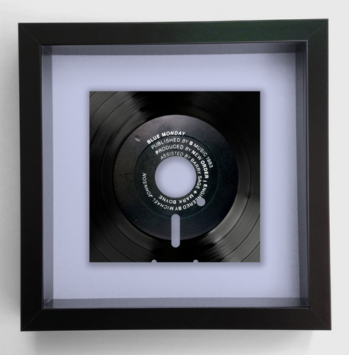 New Order - Blue Monday - Vinyl Record Art 1983