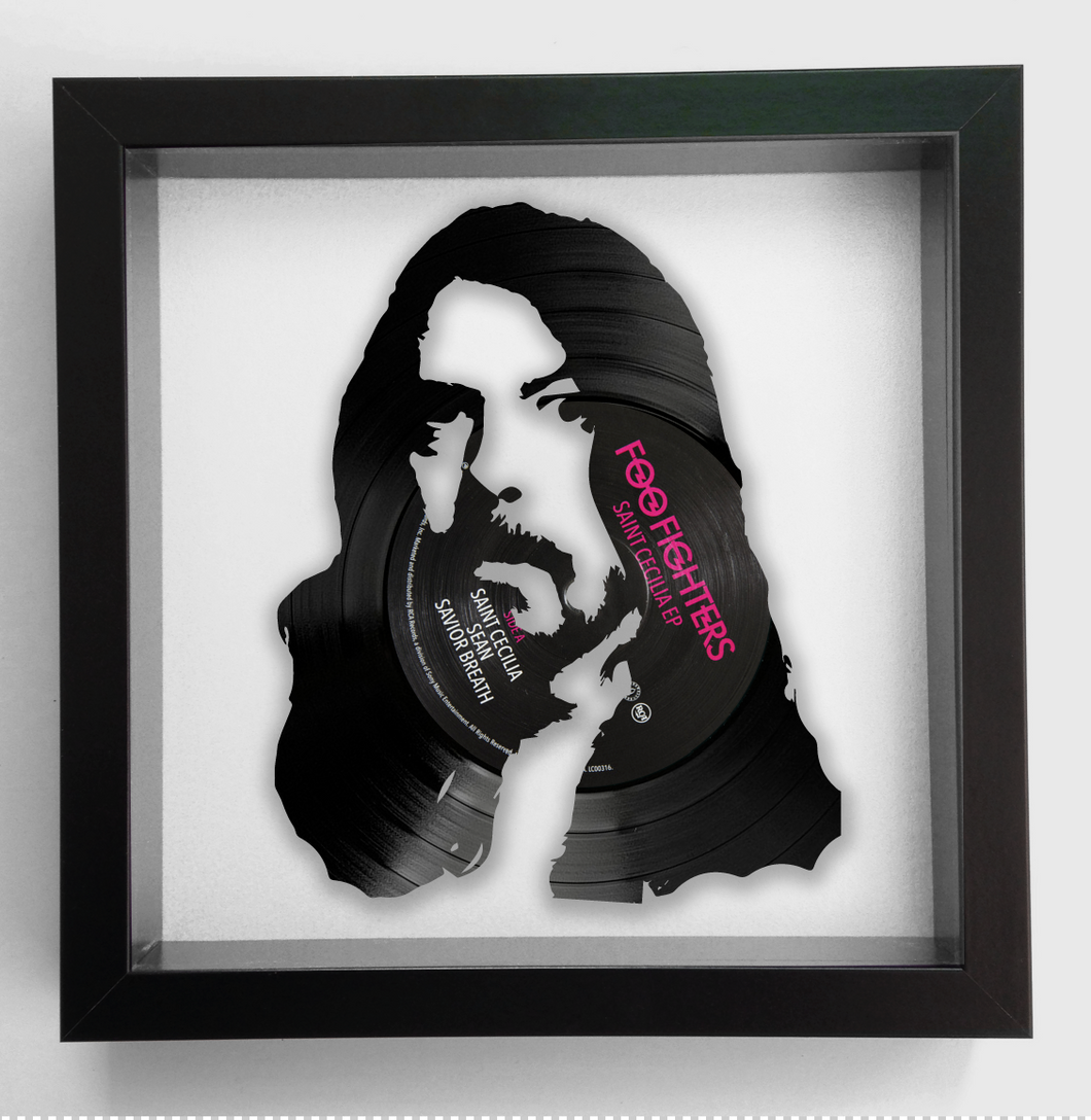 Dave Grohl of Foo Fighters Vinyl Record Art