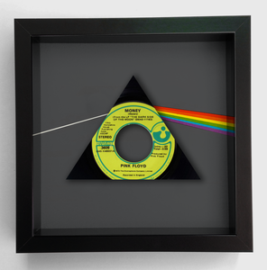 Pink Floyd 'Money' Dark Side of the Moon Vinyl Record Art 1973