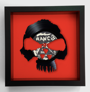 Rancid 'Radio Radio Radio' Skull Vinyl Record Art 1993