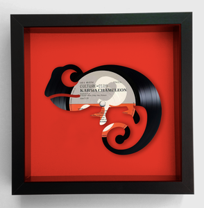 Culture Club - Karma Chameleon - Boy George Vinyl Record Art 1983